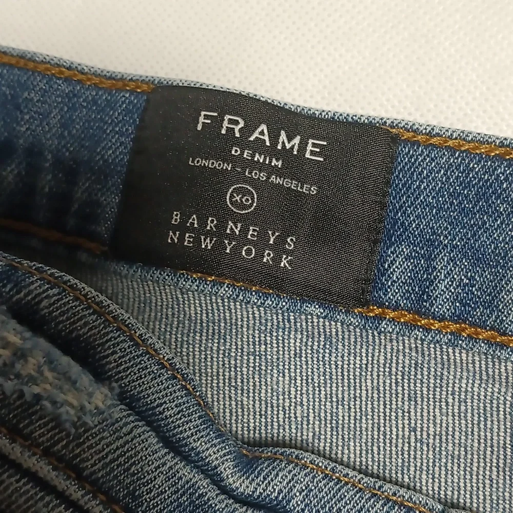Frame Denim Women's Le Boy Cropped Ankle Jeans in Blue